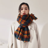SWEET AND FASHIONABLE PLAID SCARF FOR WOMEN_CWASC0180