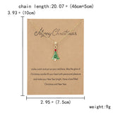 Cwaje2559_Christmas Oil Paper Card Necklace