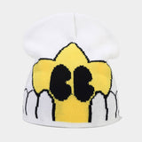 FIVE POINTED STAR CARTOON KNITTED HAT_CWAH1600