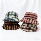 Trendy Plush Bucket Hat For Women Winter_Cwah04619