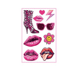 PINK COWGIRL TATTOOS CUTE BACHELORETTE STICKERS_CWMM8385