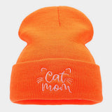 Warm Pile Hat Embroidered Knitted Hat_Cwah1596