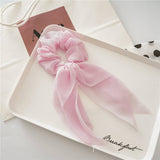 CHIFFON BOW RIBBON TASSEL HAIRBAND HAIRACCESSORIES_CWAHA4170