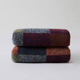 NEW RETRO PLAID VELVET KNITTED THROW BLANKET_CWMM2379