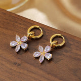 LIGHT LUXURY SIMPLE ZIRCON FLOWER EARRINGS_CWMM3610