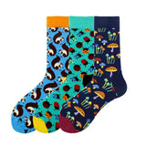 FUN CARTOON PRINTED MID TUBE SOCKS CREW SOCKS_CWAH1118