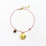 HANDMADE ROPE ZODIAC NECKLACE WITH ZIRCON_CWMM8841