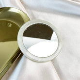 Vintage Acetate Mirror, Portable And Thickened_Cwmm6393