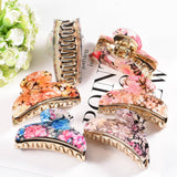 LARGE ACRYLIC FLOWER HAIR CLAW PONYTAIL CLIP_CWAHA0990