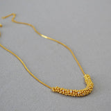 SIMPLE SPARKLING ZIRCONIA CHAIN NECKLACE_CWAJE2124