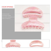 HOLLOW GLITTER ACRYLIC CLIP SHARK CLIP HAIRPIN_CWAHA4425