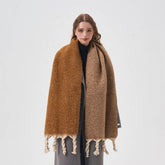 HANDCRAFTED TASSEL DOUBLE SIDED SCARF FOR WINTER_CWASC2366