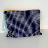 SIMPLE PLAID COLOR PENCIL CASE COSMETIC BAG_CWAB1038