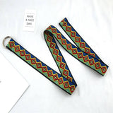 Cwabe0951_Double Buckle Canvas Casual Belt