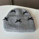 NEW AUTUMN AND WINTER BOW KNITTED HAT_CWAB2913
