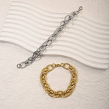 HIP HOP STAINLESS STEEL TWIST ROPE CHAIN BRACELET_CWAJE4603