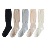 Women Breathable Mesh Mid-Length Cotton Socks_Cwms0647