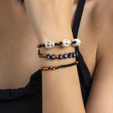 RETRO SWEET COOL STRETCH BEADED BRACELET_CWAJE1489