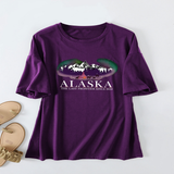 Trendy Plus Size T-Shirt For Women, Loose Fit