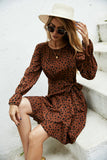 Temperament Commuter Long-Sleeved Dress