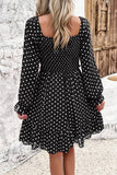Temperament Casual Polka Dot Dress_Cwdsd2818