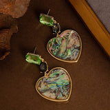 AURORA FANTASY DEEP SEA ABALONE EARRINGS_CWMM4282