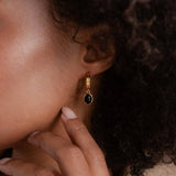 NATURAL STONE ECO FRIENDLY COLORFAST STUD EARRINGS_CWAJE5095