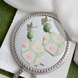 2024 NEW OIL PAINTING FLOWER ART EARRINGS_CWAJE1632