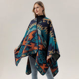 OUTER CAPE THICKENED CASHMERE CAPE WARM SCARF_CWASC2180