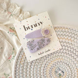 Fabric Flower Hair Clip Elegant Side Bang Pin_Cwaha08325