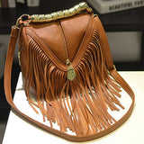 Cwab4541_Bucket Tassel Hand Shoulder Crossbody Bag