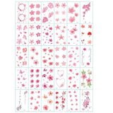 PEACH BLOSSOM TATTOOS SWEET COOL GIRL STYLE_CWMM8236