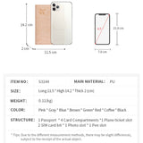 Vintage Rfid Travel Passport Wallet_Cwab1611