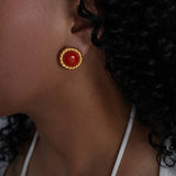 Turquoise Vintage Pendant Earrings Necklace