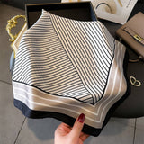 Printed Satin Square ScarfTHICK & Casual Wrap_Cwasc1432