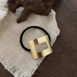 SIMPLE BRUSHED TEMPERAMENT HAIR SCRUNCHIES_CWAHA2661