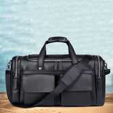 MEN S PU LEATHER TRAVEL BAG LARGE CAPACITY_CWAB5184