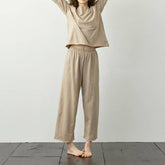 Two Sets Of Casual Cotton Pajamas