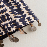 HIGH WAIST BEADED SKIRT WITH VINTAGE PRINT_CWDSD8337