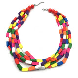 MULTI LAYERED COLORFUL BEADED HANDMADE NECKLACE_CWMM4912