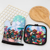 Kitchen Heat Resistant Thick Anti-Scalding Gloves_Cwmm1457