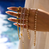 ELEGANT HEART ZIRCON BRACELET TITANIUM STEEL_CWAJE4717