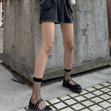 SEXY HOLLOW MESH SOCKS FISHING NET SOCKS_CWMS0452