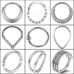 Trendy Stainless Steel Nose Ring Piercing_Cwmm9532