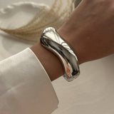 FASHIONABLE HIGH GRADE ALLOY OPEN BRACELET_CWMM3112