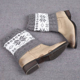 AUTUMN AND WINTER COLOR MATCHING CHRISTMAS SOCKS_CWMS0755