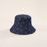 SUN PROTECTION PRINTED PLAID BUCKET HAT_CWAH1442