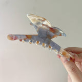 ALL MATCH BROWN BUTTERFLY WING HAIR CLIP_CWAHA1330