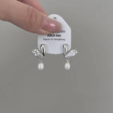 LOVE FRESHWATER PEARL STUD EARRINGS_CWAJE1297
