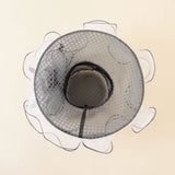 NEW LARGE FLOWER FLAT TOP CURLING HAT_CWAH1391